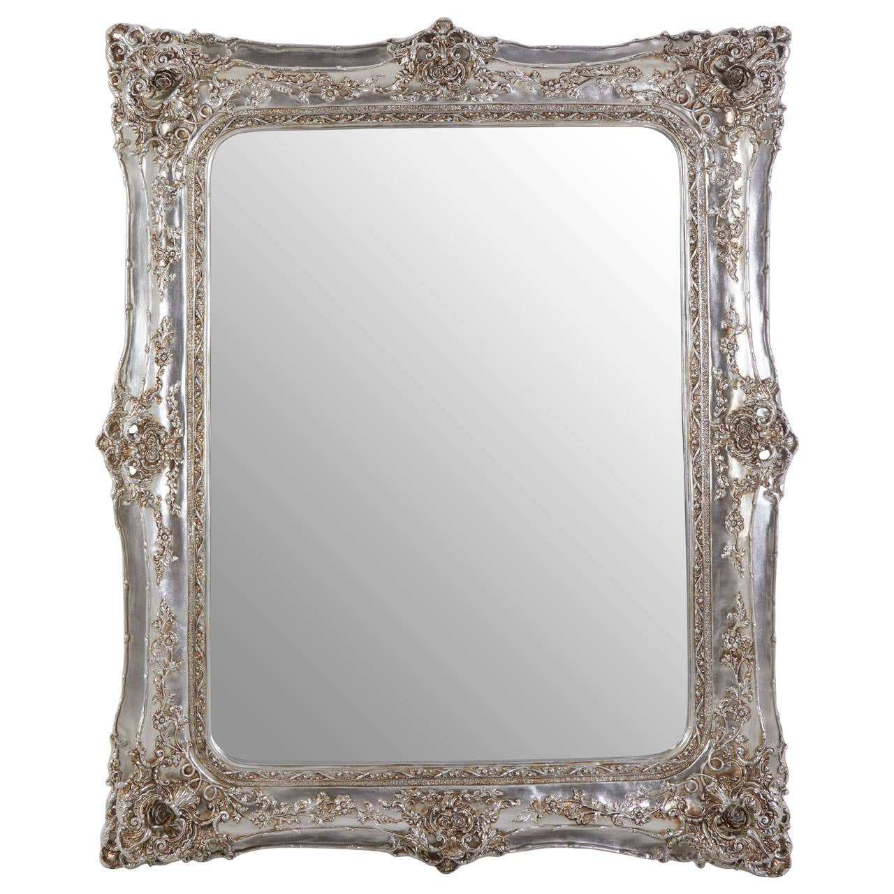 Bella Champagne Baroque Style Wall Mirror | Bali & Blue