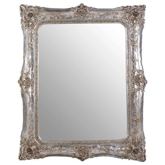 Bella Champagne Baroque Style Wall Mirror | Bali & Blue
