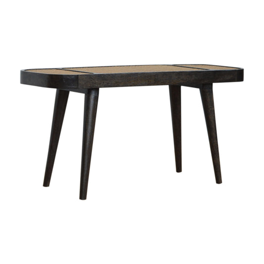 Bahama Rattan Bench Seat - Black