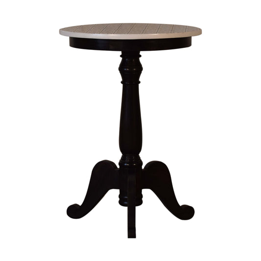 Round French Style Accent Table