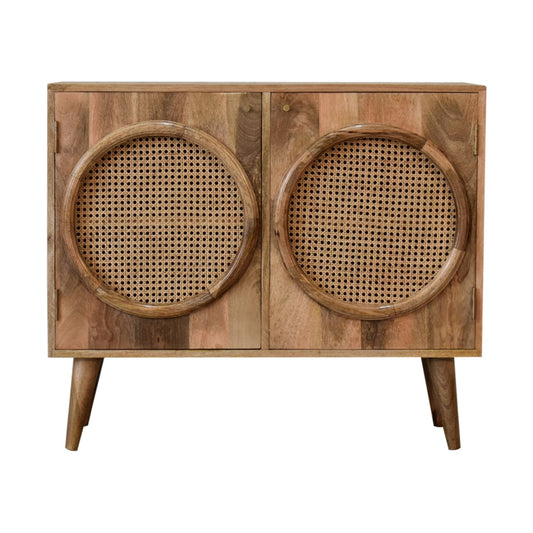 Bahama Rattan Window Sideboard Cabinet