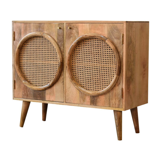 Bahama Rattan Window Sideboard Cabinet