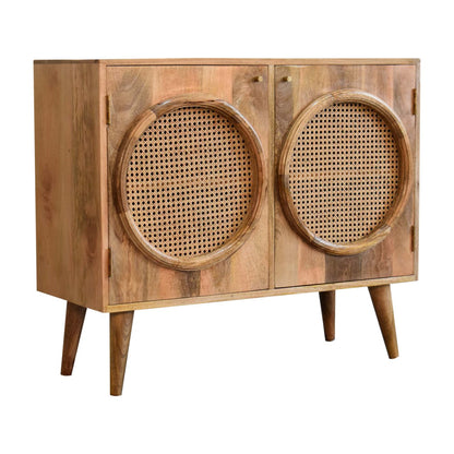 Bahama Rattan Window Sideboard Cabinet