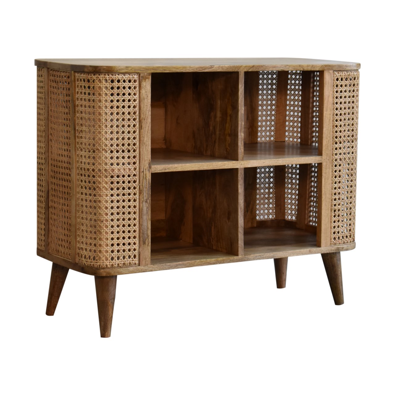 Bahama Open Rattan Cabinet
