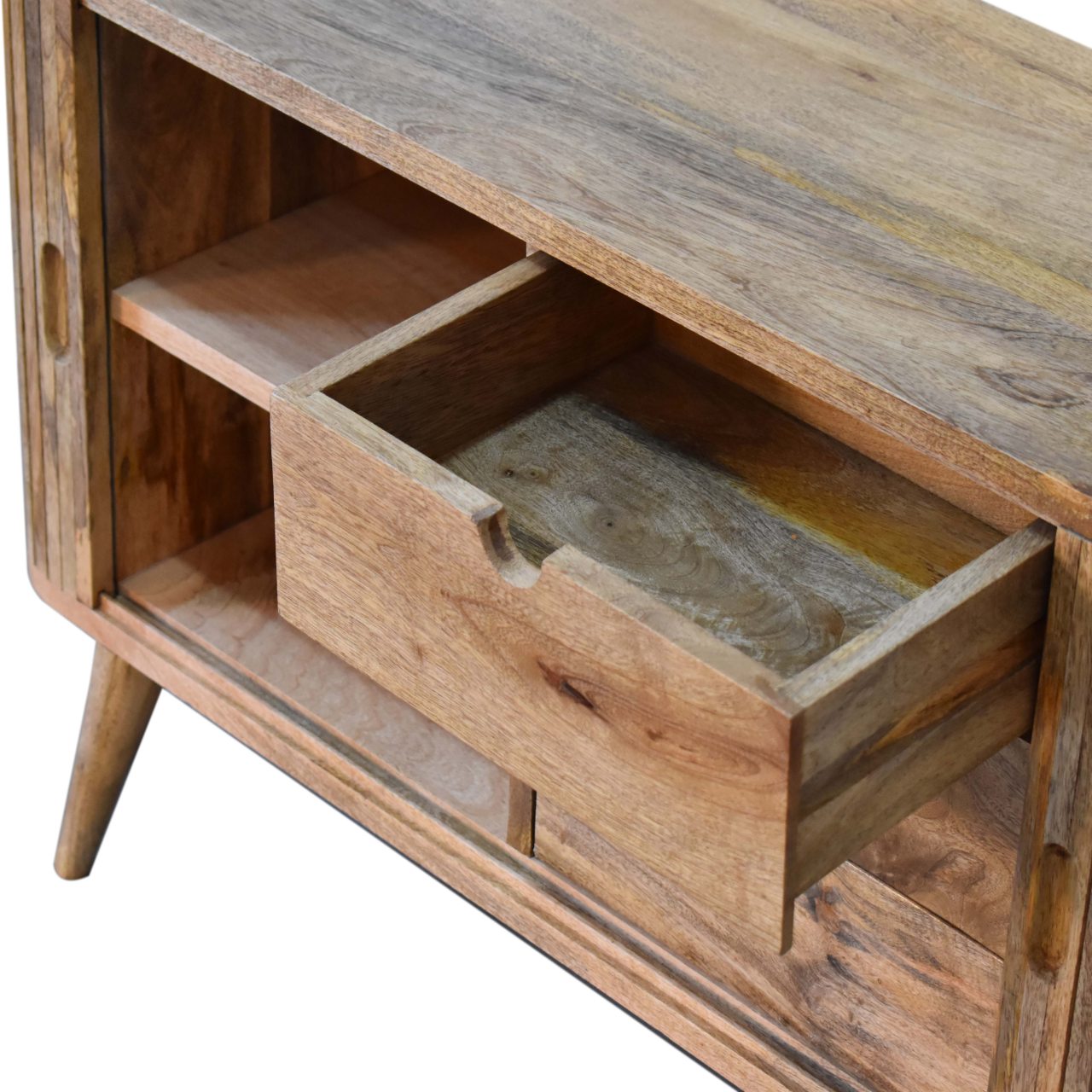 Maui Wooden Sideboard- Oak Finish