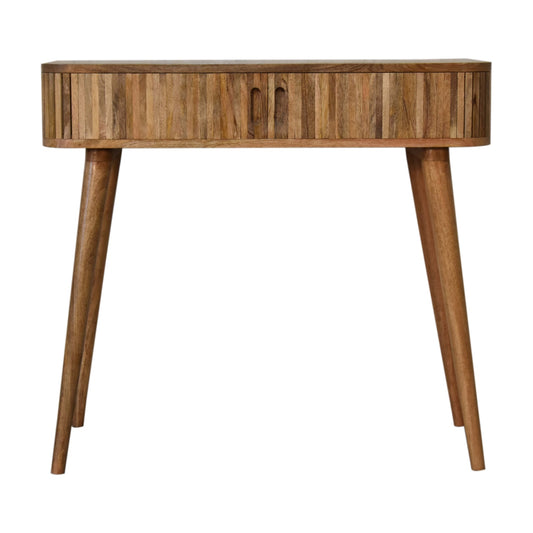 Maui Wooden Console Table- Oak Finish