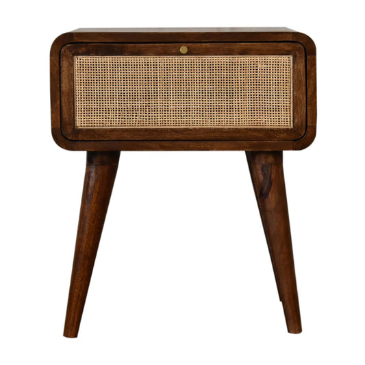 Haiti Rattan Chestnut Bedside