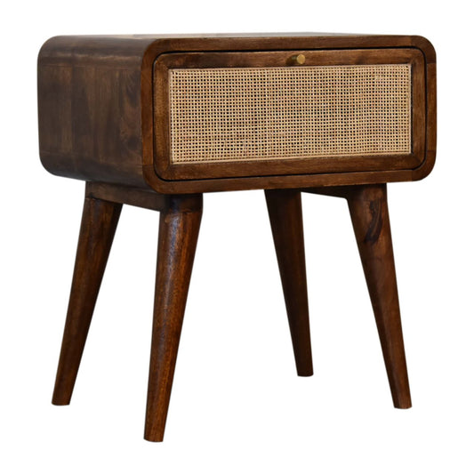 Haiti Rattan Chestnut Bedside