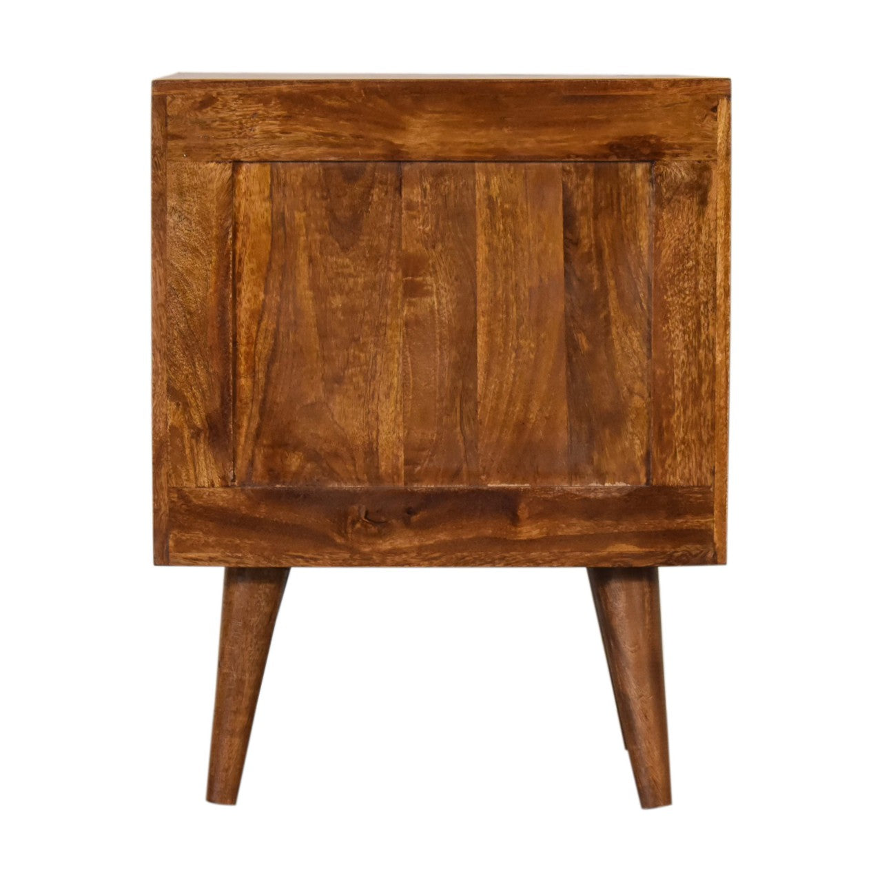 St Lucia 2 Drawer Wooden Bedside Unit - Chestnut