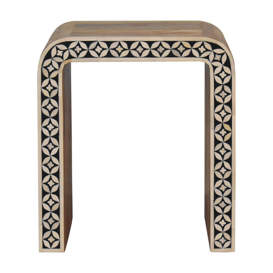 Gatsby Bone Inlay End Table