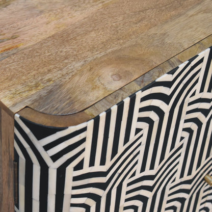 Gatsby Bone Inlay Cabinet
