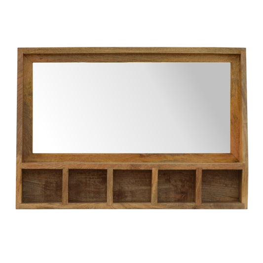 5 Slot Floating Unit with Wall Mirror