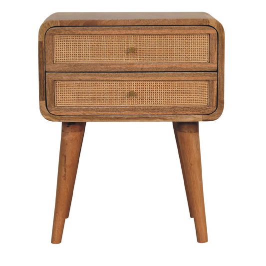 Haiti Rattan 2 Drawer Bedside