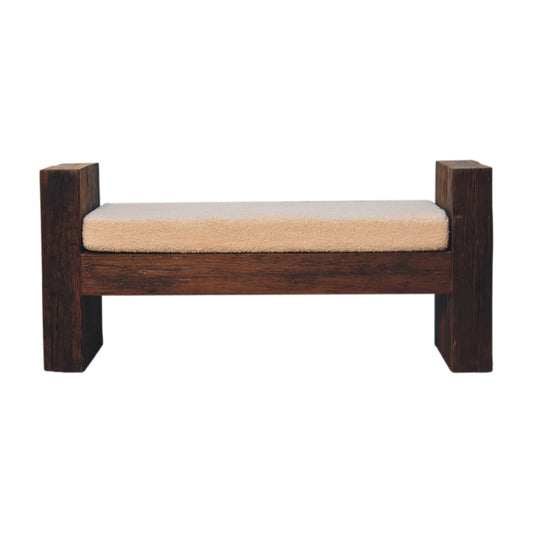 Cuba Reclaimed Boucle Bench