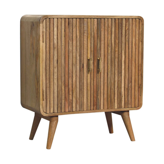 Antigua Wooden Ridged 2 Door Cabinet