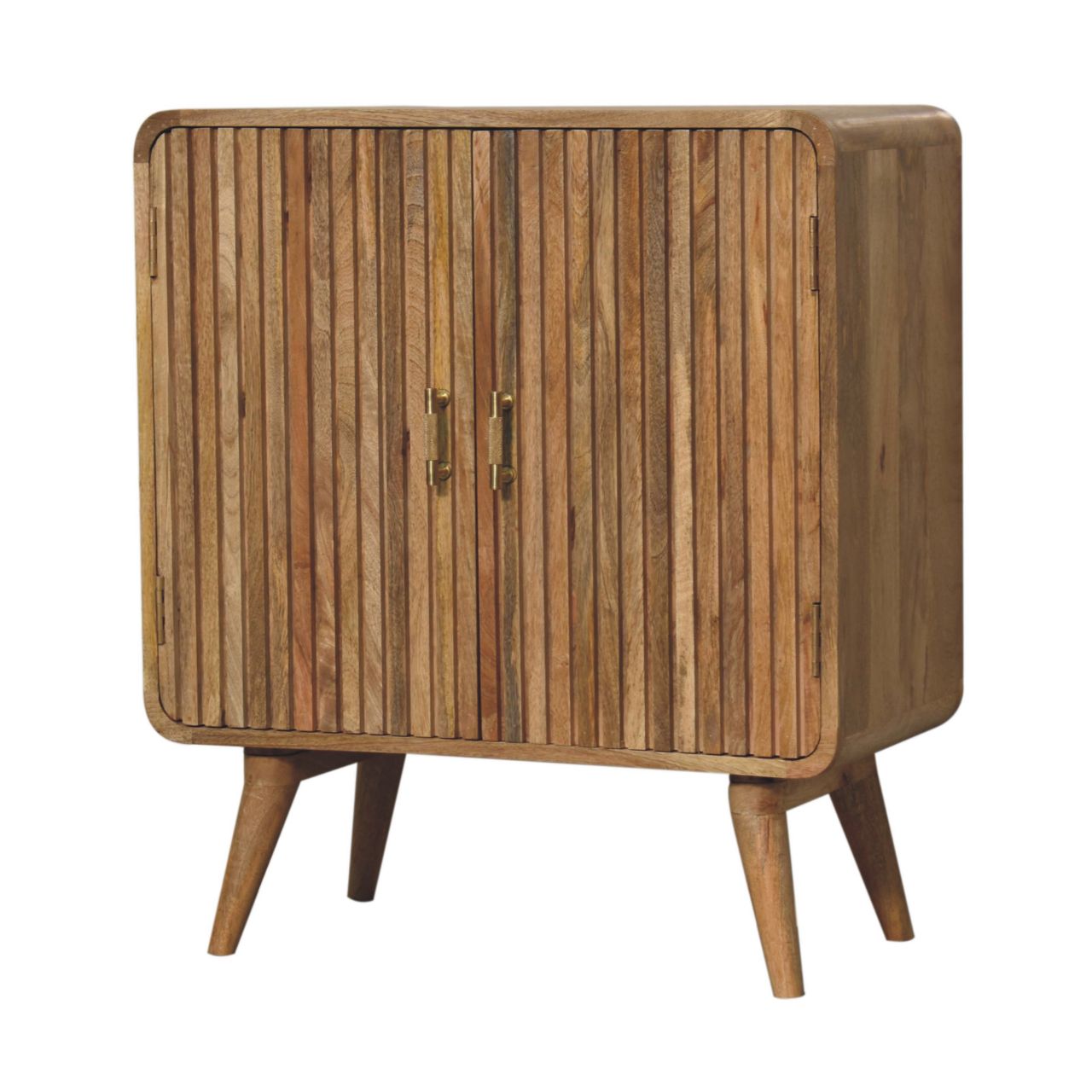 Antigua Wooden Ridged 2 Door Cabinet
