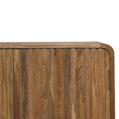 Antigua Wooden Ridged 2 Door Cabinet