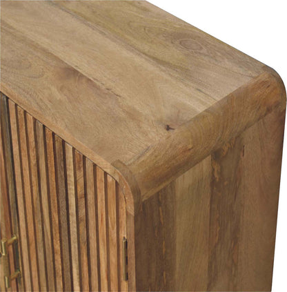Antigua Wooden Ridged 2 Door Cabinet