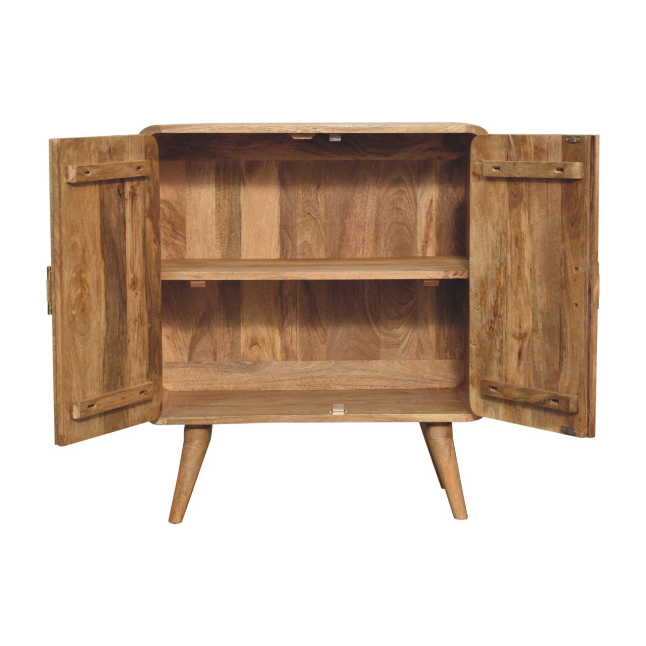 Antigua Wooden Ridged 2 Door Cabinet
