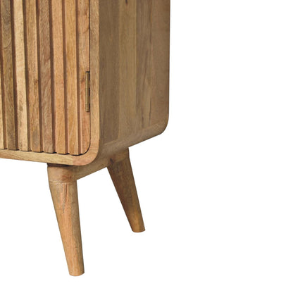Antigua Wooden Ridged 2 Door Cabinet