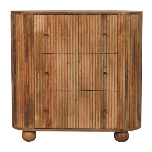 Antigua Wooden 3 Drawer Chest