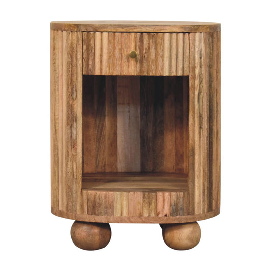 Antigua Wooden Open Bedside
