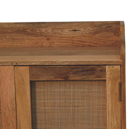Bahama Rattan Raised Cabinet