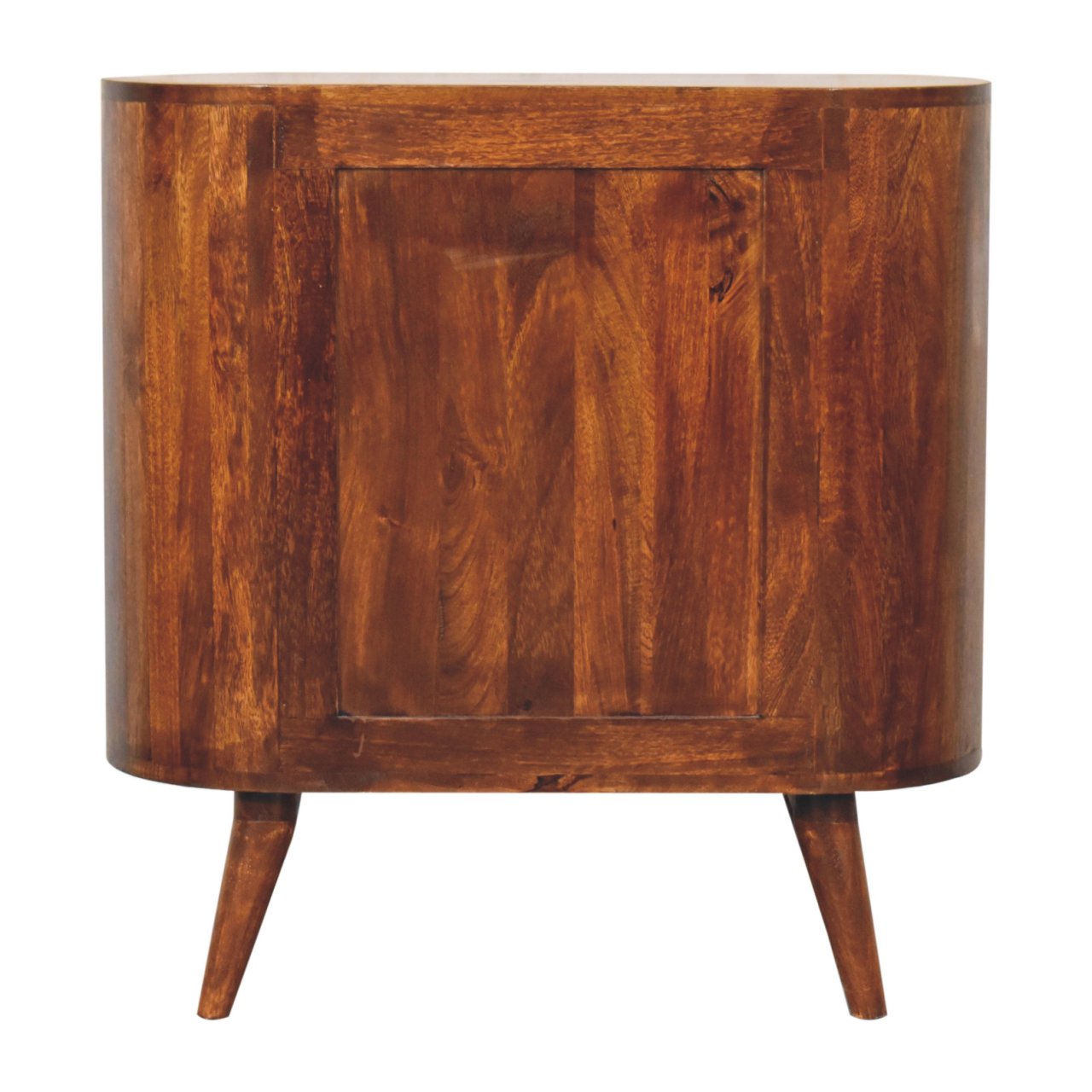 Eden Oval Wooden Cabinet - Chestnut