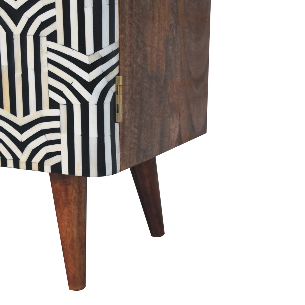 Gatsby Bone Inlay Cabinet - Honey Caramel