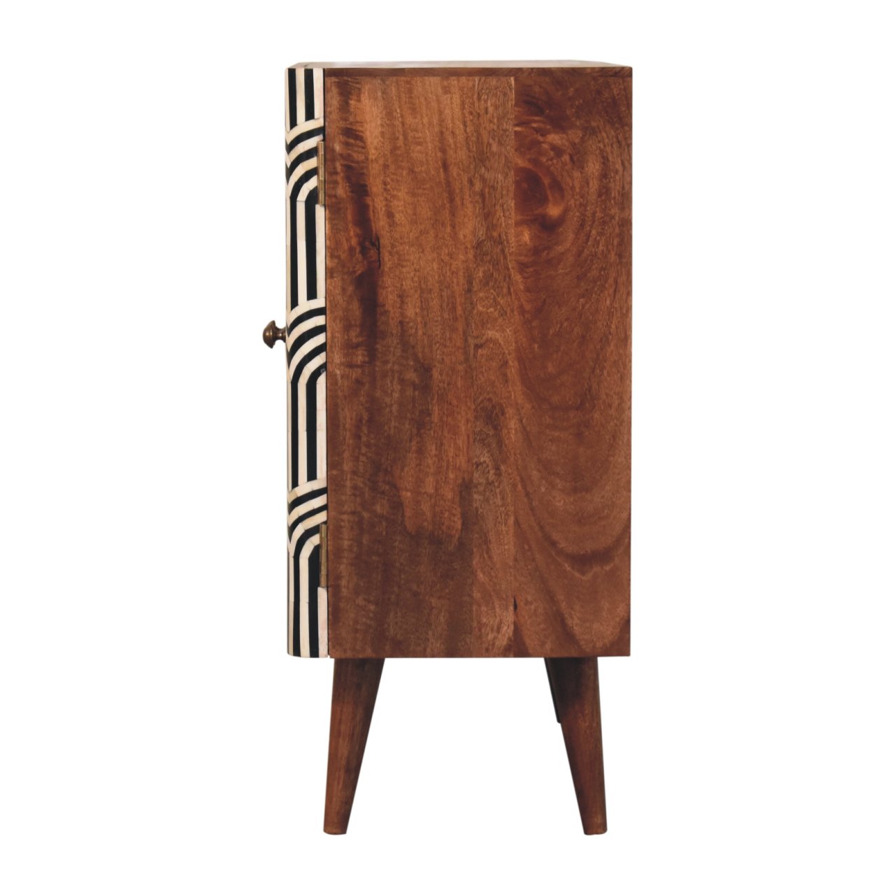 Gatsby Bone Inlay Cabinet - Honey Caramel