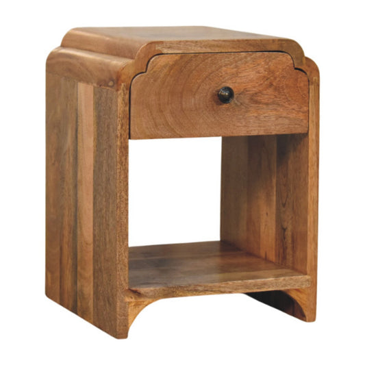 Eldorado Mini Wooden Vintage Style Nightstand - Oak Finish