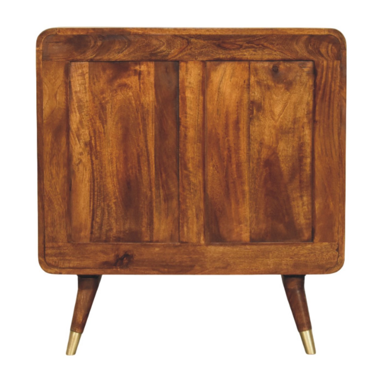 Bombay Brass Embossed 2 Door Chestnut Cabinet
