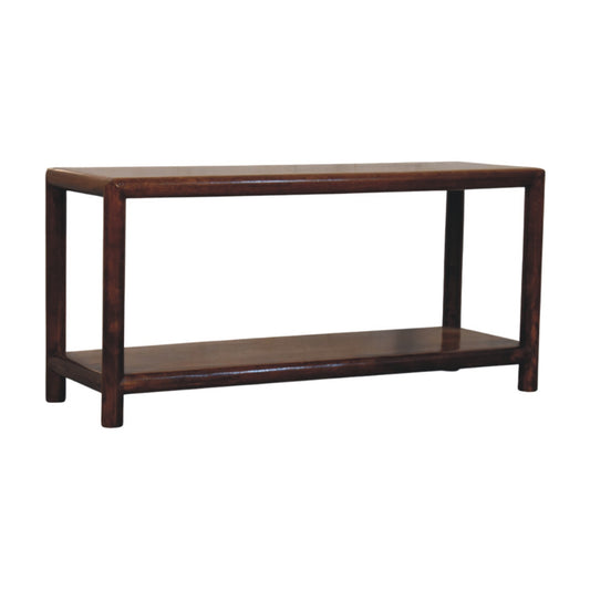Belize Wooden Bench Seat - Chestnut