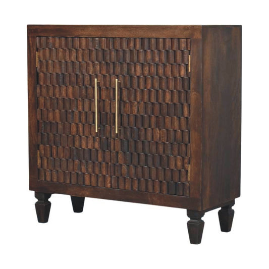 Eternity Carved Panel Cabinet
