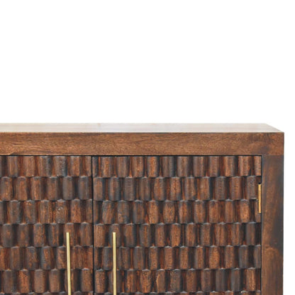 Eternity Carved Panel Cabinet