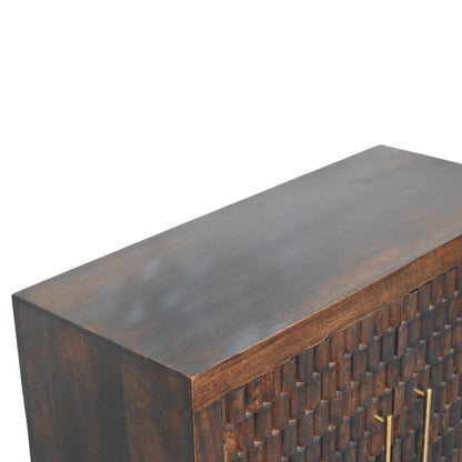 Eternity Carved Panel Cabinet