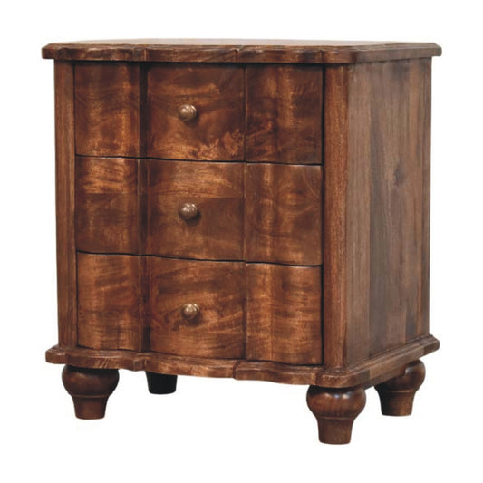 Coast Roasted Panelled Bedside