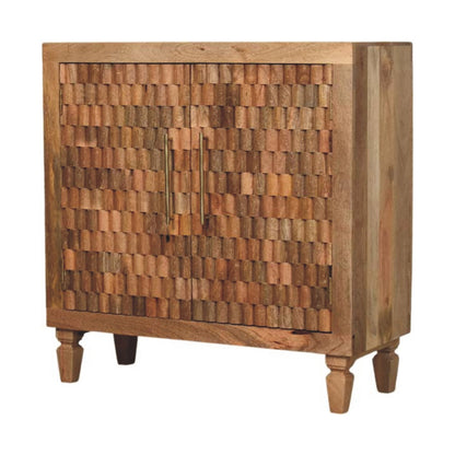 Eternity Carved Block Cabinet