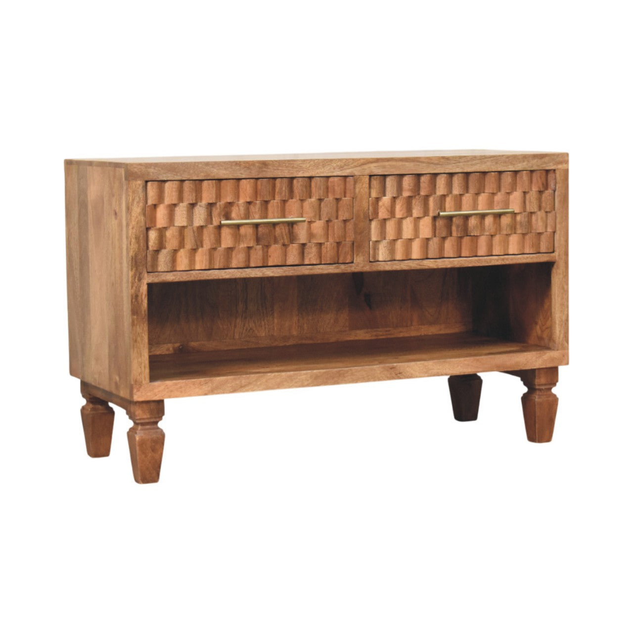 Eternity Carved Entryway Shoe Cabinet