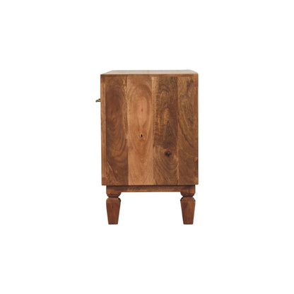 Eternity Carved Entryway Shoe Cabinet