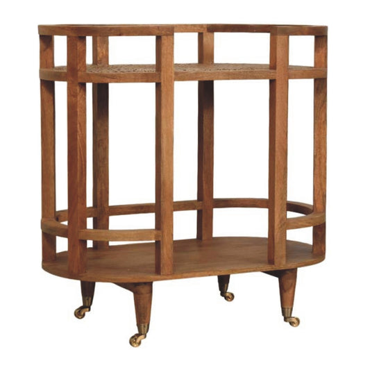 Rio Rattan Drinks Trolley