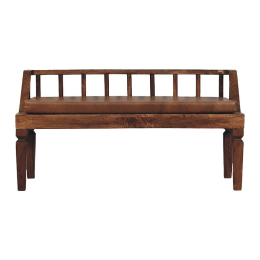 Navasso Leather Bench