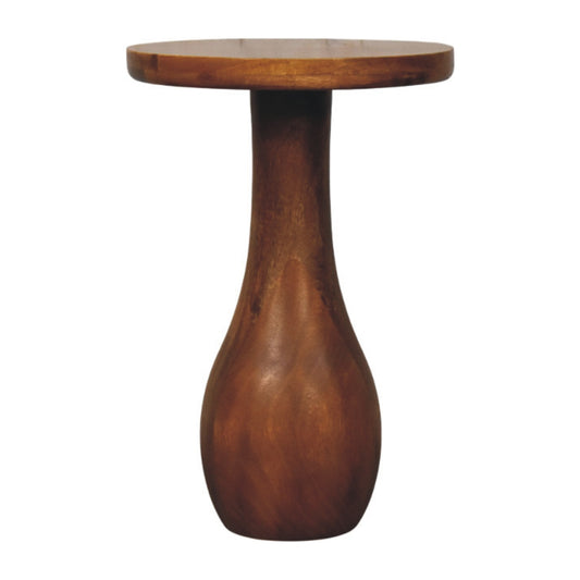Curved Base Accent Table