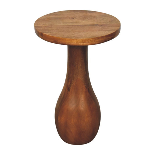 Curved Base Accent Table
