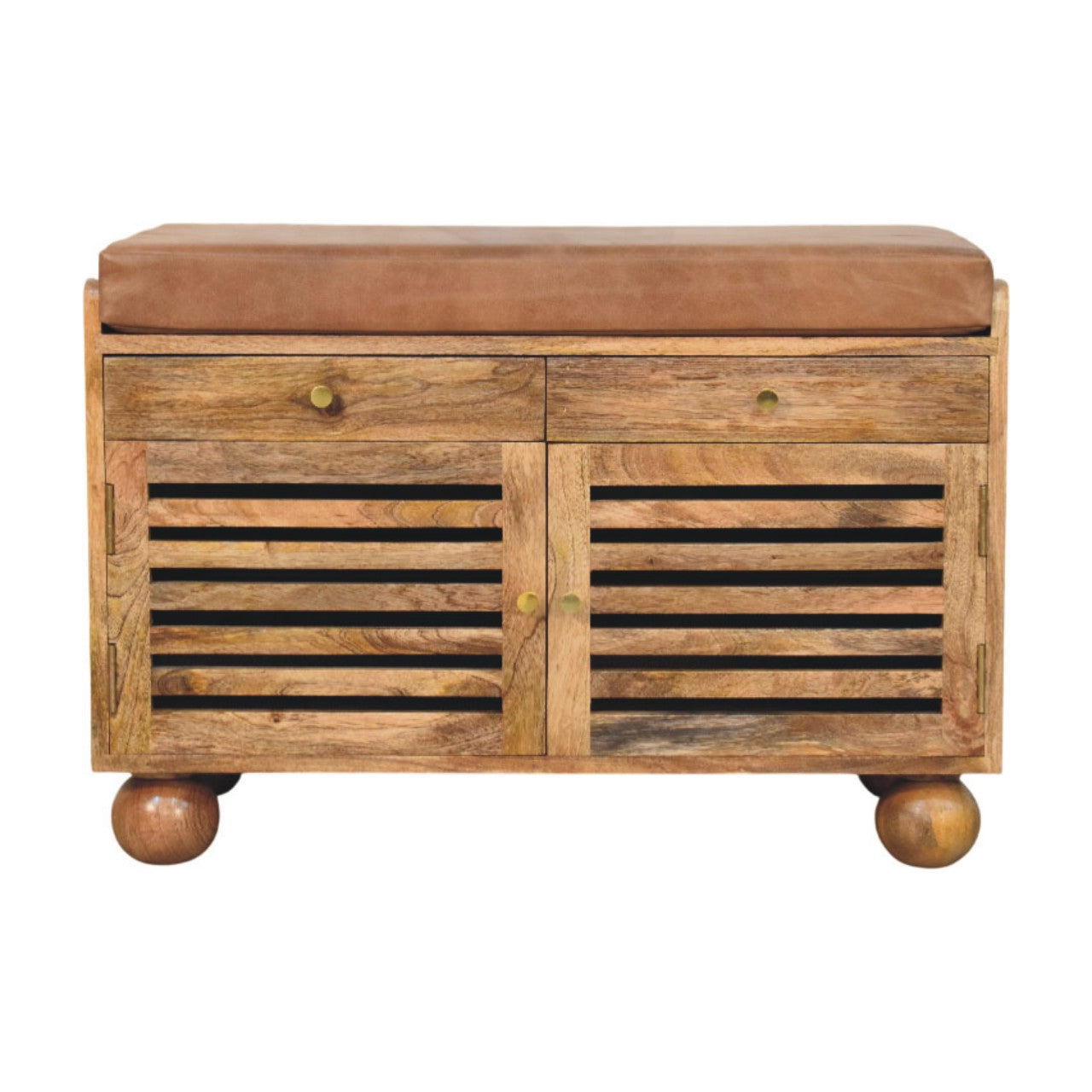 Comoros Leather Shoe Cabinet