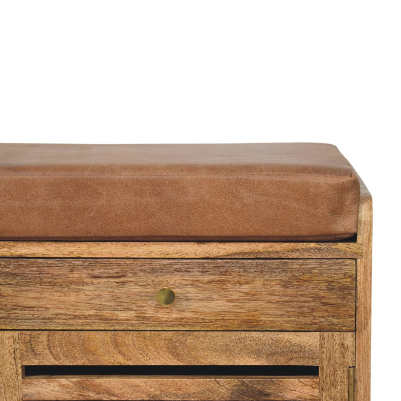 Comoros Leather Shoe Cabinet