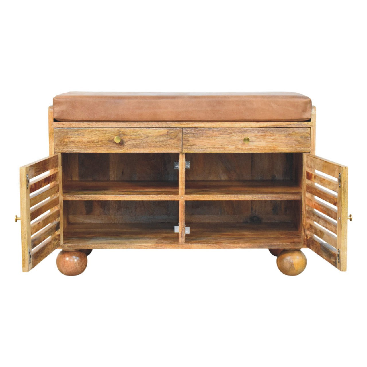 Comoros Leather Shoe Cabinet