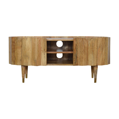 St Vincent Wooden Rustic Media Unit