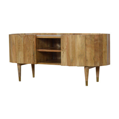 St Vincent Wooden Rustic Media Unit