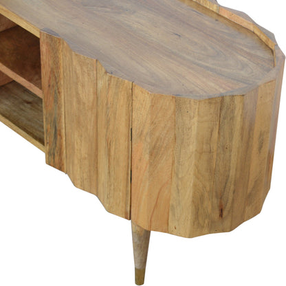 St Vincent Wooden Rustic Media Unit